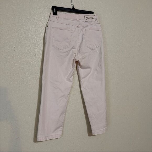 Christopher Blue Women's light Pink Straight Leg Jeans - Picture 4 of 9